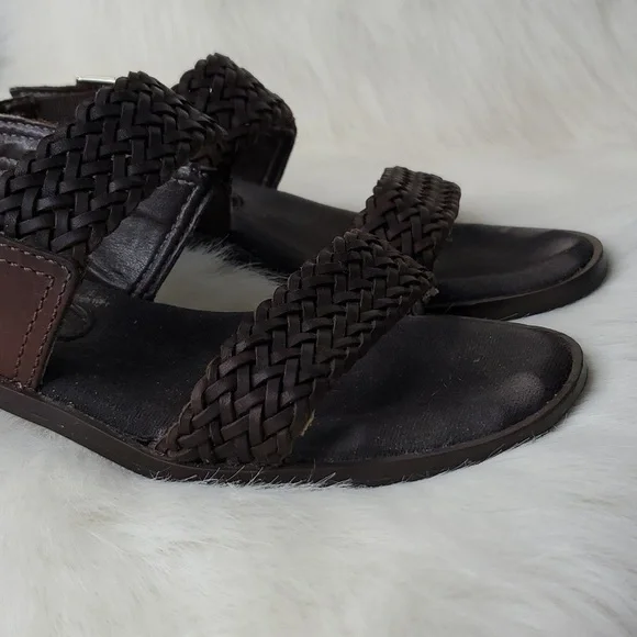 Enzo Angiolini Weaved Leather Strap Sandal - Picture 13 of 15